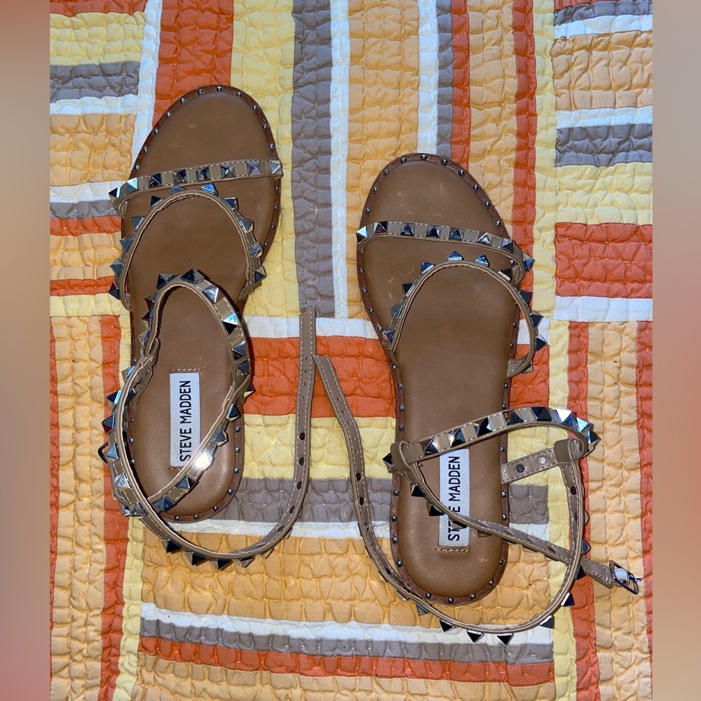 Steve Madden studded wrap sandals